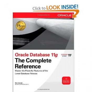 Oracle database 11g: The Complete Reference